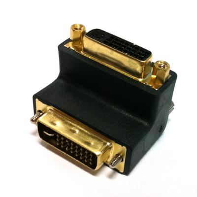 China COMPUTER 90 degree DVI male to female DVI adapter cabletolink 1080P Cabletolink factory for sale