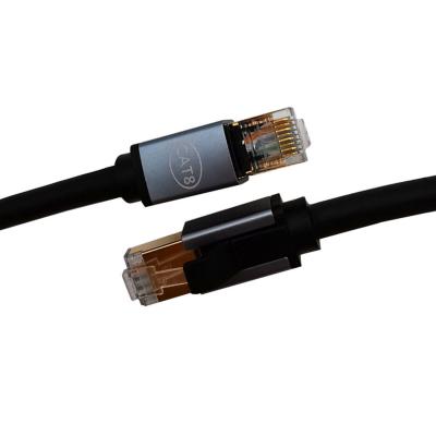 China Camera Heavy Duty 6FT 26AWG High Speed ​​Cat8 LAN Network Cable 40Gbps, 2000Mhz with Gold Plated RJ45 Connector for sale