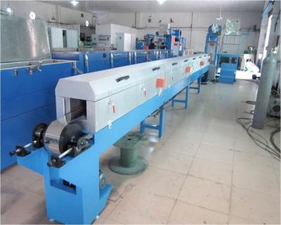 China Product Fiber Reinforce High Quality Horizontal Hose Equipment Extrusion Braiding Production Line For Silicon Hose for sale