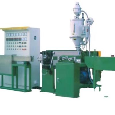 China Wire/cable extruding and winding small and medium electric cable plastic extruder for sale