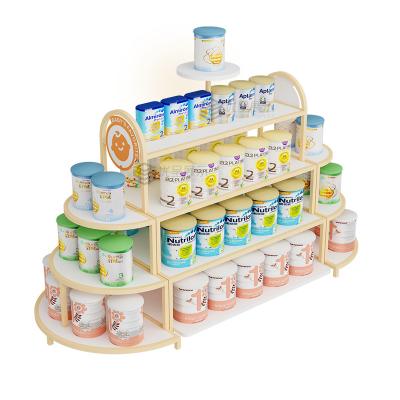 China Maternal and child store double-sided arch and child product promotion rack display stand for sale