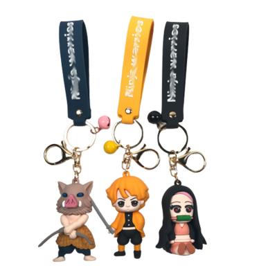 China Promotion. The advertisement. Gift. Hot Selling PVC 3d Ninja Soft Pendant Warriors Accessories Rubber Key Chain Of Decoration for sale