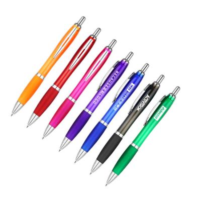 China office & School Pen Cheap custom logo printed ballpen plastic promotional ballpoint pen gift pen for sale