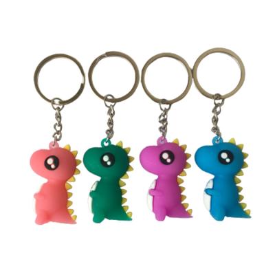 China OEM Promotional Wholesale Wholesale High Quality Small Dinosaur Fashion Embroidered Key Chain For Sale for sale