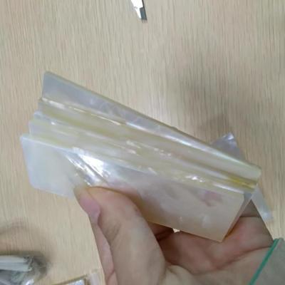 China Home Decoration Factory Price Rectangle MOP Inlay Australian White Pearl White 90x30x3mm for sale