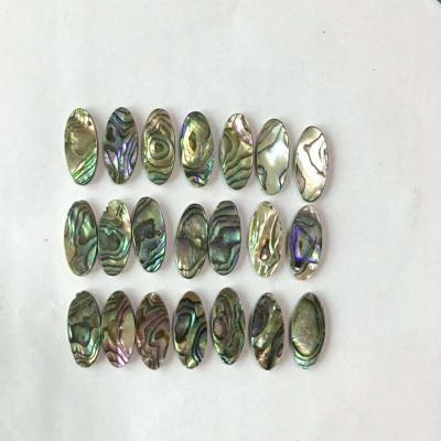 China Luster Viable White Paua Polished Abalone Shell Chips Inlay Decoration Oval Button for Garment for sale