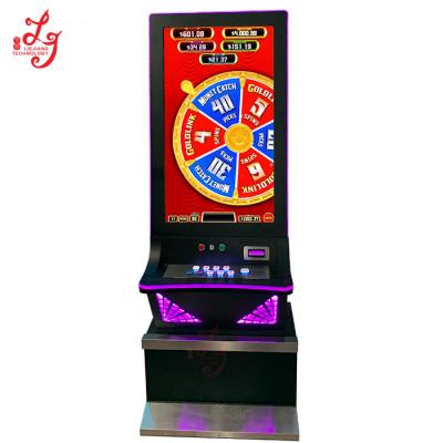 China Mad Gold 85% Silver -99% Vertical Curved Ultimate Touch Screen Vertical Fire Link Video Slot Gambling Games Machines For Sale 70*74*241.5cm for sale