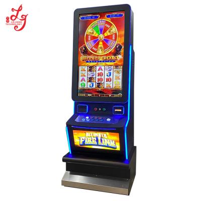 China 43 Inch Gold Buffalo Steel Vertical Curved Touch Ideck Buttons Video Slot Casino Gambling Games Machines For Sale for sale