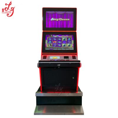 China Dual Screen Steel Sexy Empress Queen Video 23 Inch Touch Screen Slot Casino Gambling Game Machines For Sale for sale