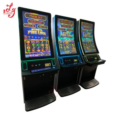 China HD 43 Inch Multi-game Fire Link 8 In 1 Vertical Touch Screen Ultimate Fire Link Video Slot Game Machines For Sale 70*74*200.5cm for sale