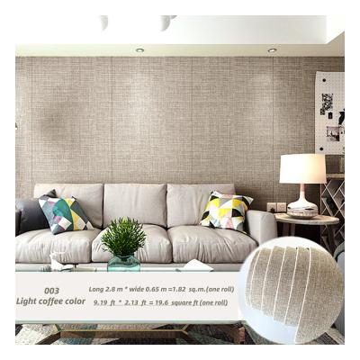 China Modern 3d wallpaper wall cloth self-adhesive waterproof moisture-proof paste thickened background wall click for sale