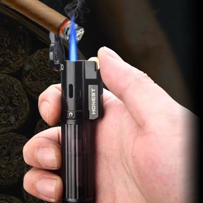 China China Shisha Hookah High Capacity Butane Turbo Lighter Metal Lighters Smoking Accessories Instruments For Men Cooking Gas Lighter for sale