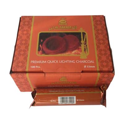 China China Shisha Hookah Instant Light Shisha Charcoal Best For Hookah Coconut Hookah Charcoal Cubes for sale