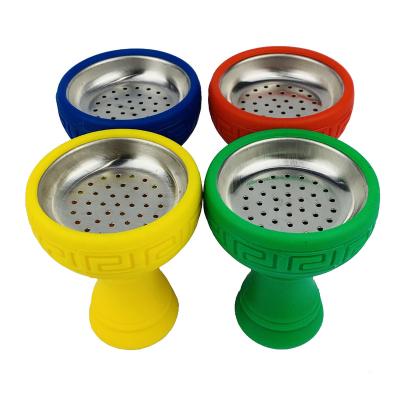 China Wholesale New Design China Hookah Shisha Shisha Bowl Silicone Hookah Bowl High Temperature Resistant Glass Shisha Bowl Silicone Hookah Head for sale