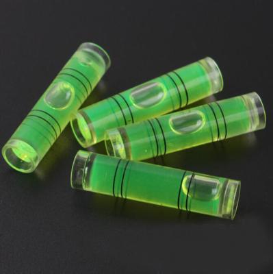 China Acrylic (PMMA) 1-3/8 in. Replacement Level Vials High Accuracy Arc Cylinder Spirit Level Vial for sale