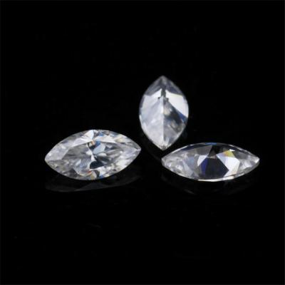 China Wuzhou fancy vvs color game or fire jewelry white moissanite 5x10mm Marquise Oval Heart cut moissanite loose stones for sale