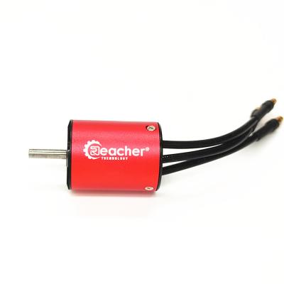 China Higher Quality Drip Proof Tech 46a Max Voltage 9v 350w 6000kv Rc Boat Reacher Brushless DC Motor for sale