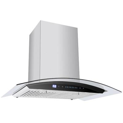 China Commercial RV Kitchen Range Exhaust Hood Restaurant Vented Cooker Hood for sale