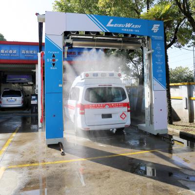 China HOT SALE LEISUWASH car wash machine EG automatic touchless high cost performance factory price touchless car wash for ambulance for sale