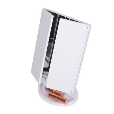 China Hot Sale Minimalist LED Makeup Mirror Customized Beauty Makeup Storage Table High Volume High Volume Mirror for sale