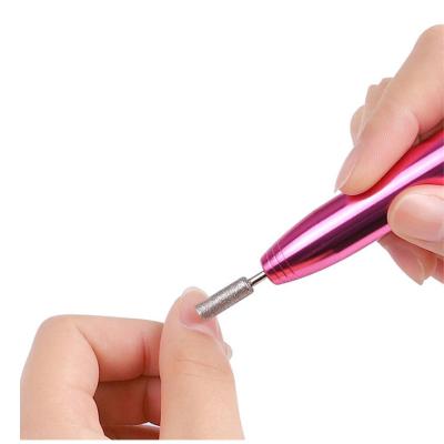 China Beautiful Nail Polishing Mini Portable Nail Polishing Peeling Machine Nail Drill Bit Trimmer Set Manicure Set for sale