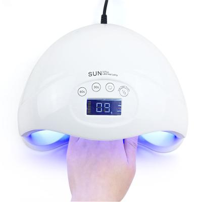 China Hottest Product SUN 5plus Beauty UV Gel Nail Dryer 120w UV Nail Lamp Curing Lamp Light Dryer for sale