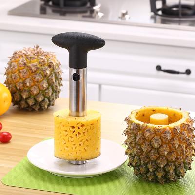 China Exquisite Fruit Tools Pineapple Fruit Tools Hollow Puncher Slicer Peeler Parer Cutter Knife Viable Easy Slicer Machine for sale