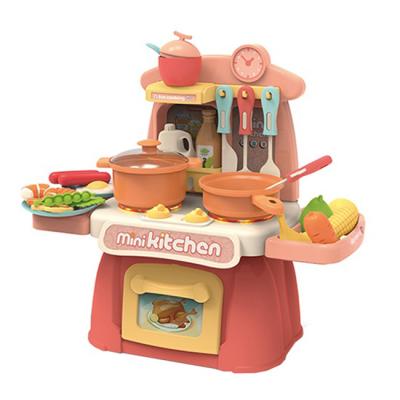 China Kitchen Pretend Play Set Children Simulation Kitchen Set Toy Kitchen Toys Play Set For Gifts for sale