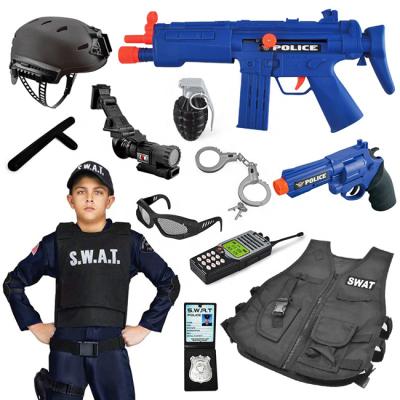 China With Rich Accessories Kids Pretend Role Play Set Police Play Set Funny Police Pretend Toys With Rich Accessories for sale