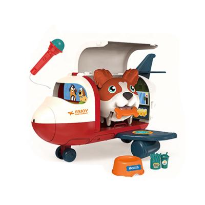 China With rich props storage airplane children's role-playing toy creative and new multifunctional boys pretend play with rich props for sale