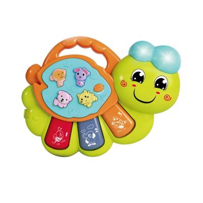 China With Lighting and Music Toy Baby Educational Light Prefect Piano Music Keyboard Plastic Toddler For Sale Baby Toys for sale