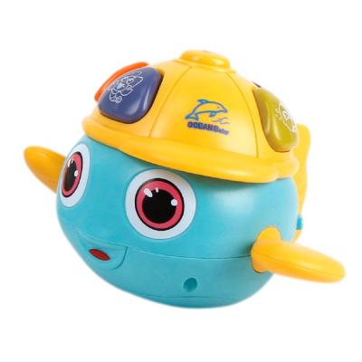 China With Light and Music Baby Electric Clownfish Toys Musical Box Package Window Toy Cute Kids Music Toy with Light and Music for sale