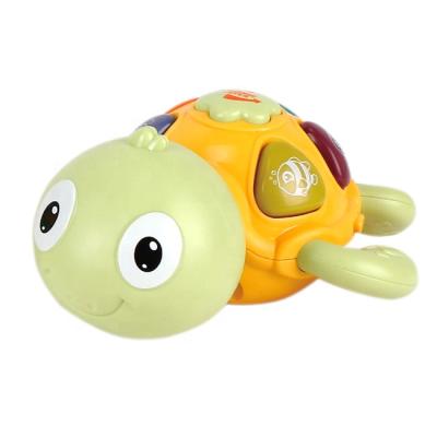 China With light and music baby sea turtle electronic musical plays 2 colors mixing cute kids music with music and light for sale