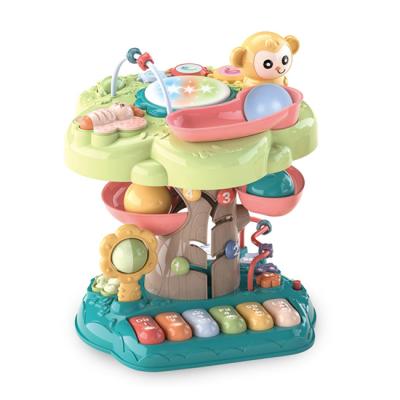 China With Music Light And Sound Musical Baby Toy Piano Drum Early Educational Toy Multifunctional Baby Plays 2021 With Light And Sound for sale