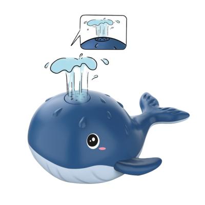 China Baby Bath Toy Cartoon Water Spray Whale Educational Baby Animal Toy Pretty and Colorful Animal Baby Bath Toys with Light for sale