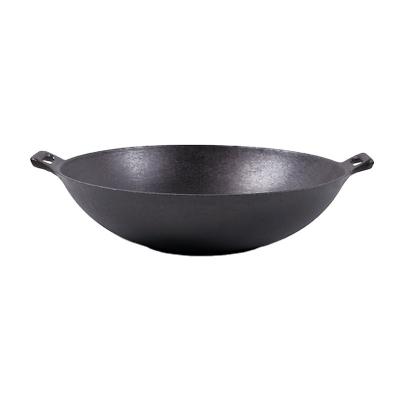 China Sustainable Cast Iron Wok for sale