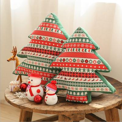 China Luxury European and American simple Christmas printing pillowcase desk cushion cover for living room bedroom for sale