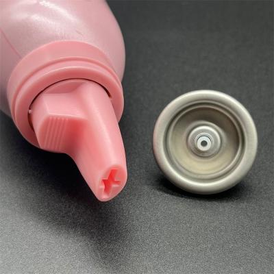 China Eco Friendly Hair Mousse Dispenser Valve 1.2mm Orifice Aerosol Spray Valve For Sustainable Hair  Hairsprays & Mousses for sale