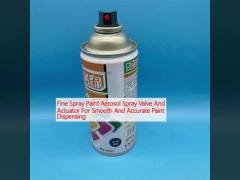 Fine Spray Paint Aerosol Spray Valve And Actuator For Smooth And Accurate Paint Dispensing