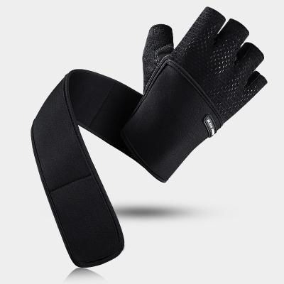 China Gym Exercise Retraining Ski Rising Factory Wholesale Compression Weightlifting Workout Gloves Deeper To Pad Gym Fitness Gloves With Wrist Support Pad for sale