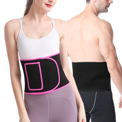 China Factory Wholesale Customized Men&women Neoprene Comfortable Breathable Elastic Fitness Sweats Slim Belt To Lose Weight Waist Trimmer Belt With Phone Pocket for sale