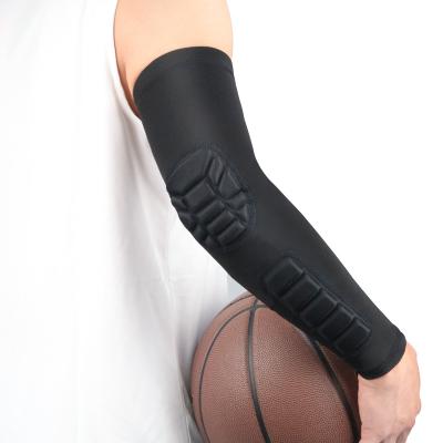 China Wholesale Soccer Basketball Volleyball Sport Padded Elbow Support Elastic Compression Basketball Anti-collision Shooting Protective Sleeve for sale