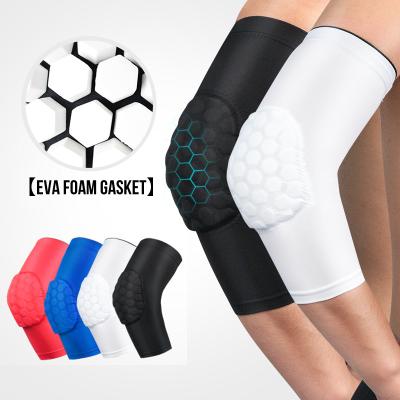 China High Elastic Breathable Compression Basketball Honeycomb Anti-Slip Wear-Resistant Anti-Collision Elbow Guard Breathable Sports Arm Football Badminton Guard for sale