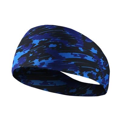 China Wholesale Fashion Sports Sweatband Antiperspirant For Men&Women Lightweight Headband Wet Wicking Workout Stretch Headbands for sale