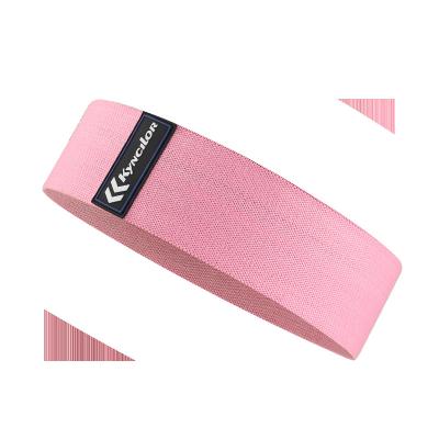 China Non-slip Fabric Resistance Loop High Strength Exercise Bands Non-Slip Fitness Circle Booty Elastic Band for Legs and Hip for sale