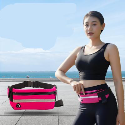 China Fashion portable hot sale water repellent fabric zipper pussy lightweight pack waist bag for women&men for sale