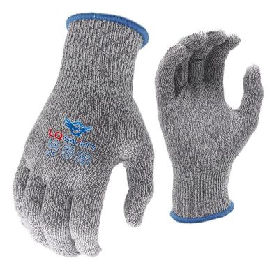 China 13G Customized Logo Industrial Cutout Heavy Duty Hand Gloves Wholesale Protective Safety A3 Safety Working Gloves for sale