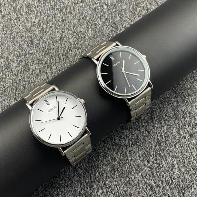 China Fashion Ultra-thin Watch Steel Belt Couple Watch Business Quartz Explosive Watch for sale