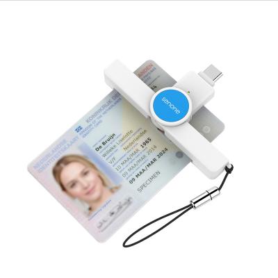 China ABS Boutique Customized Folding Smart Card Reader For Type C Mobile Phone for sale