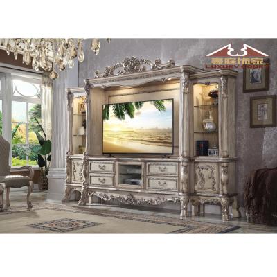 China Hot Sale Adjustable American Style Luxury Furniture Longhao (Other) TV Stand Cabinet for sale